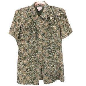 Pure Silk Snake Shirt